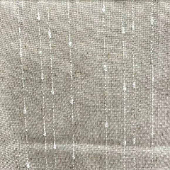 4 Panels Ralph Lauren 54x 84 Linen Marley Natural Beige Curtains Striped Stripes - Picture 3 of 9